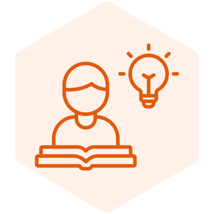 Independent learning icon
