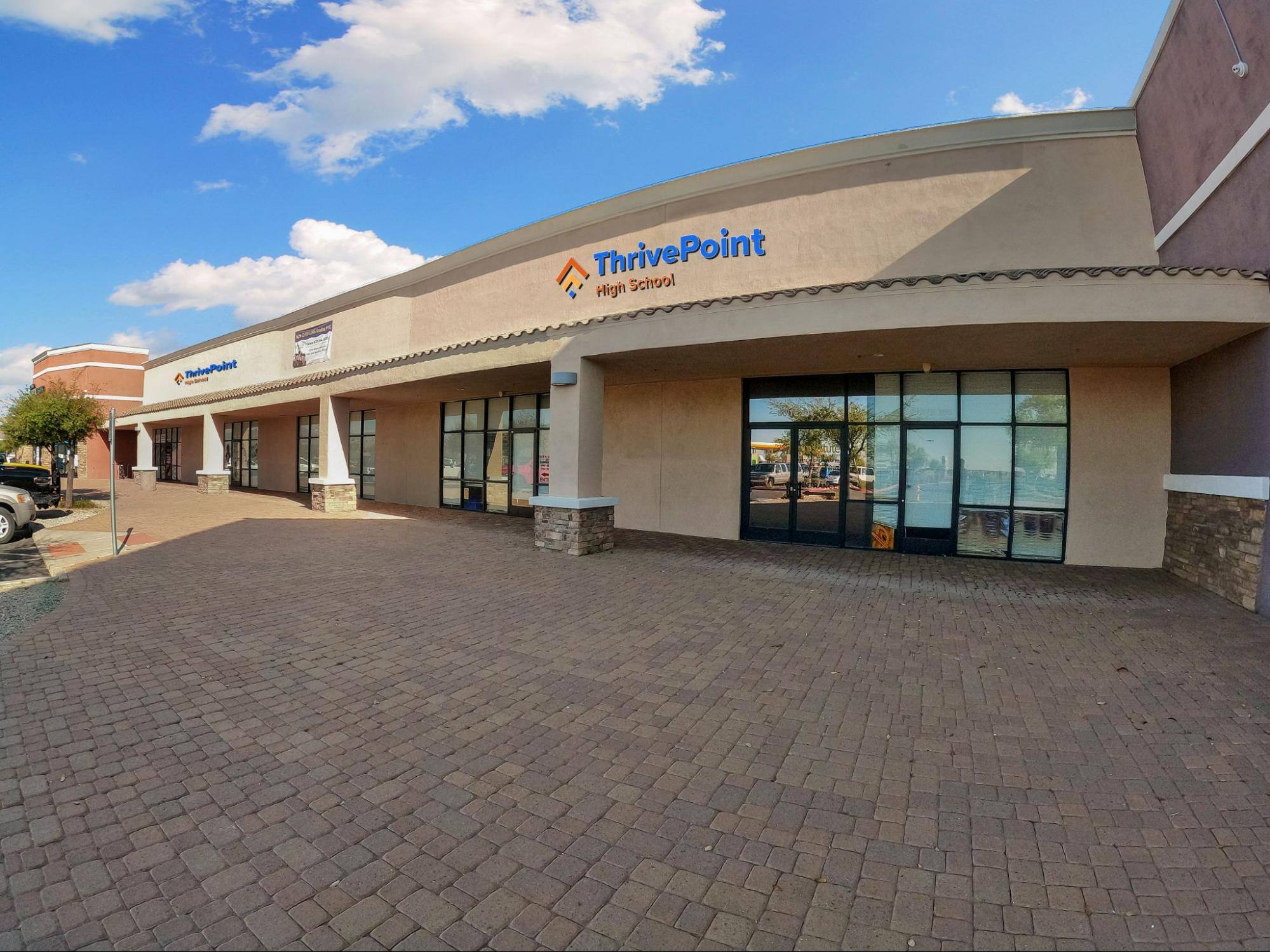 Exterior of ThrivePoint High School