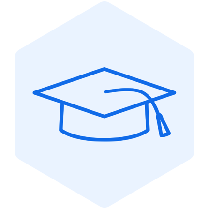 grad cap honeycomb